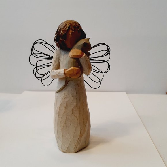 Willow Tree Art Willow Tree Figure Angel With Affection Cat Gray